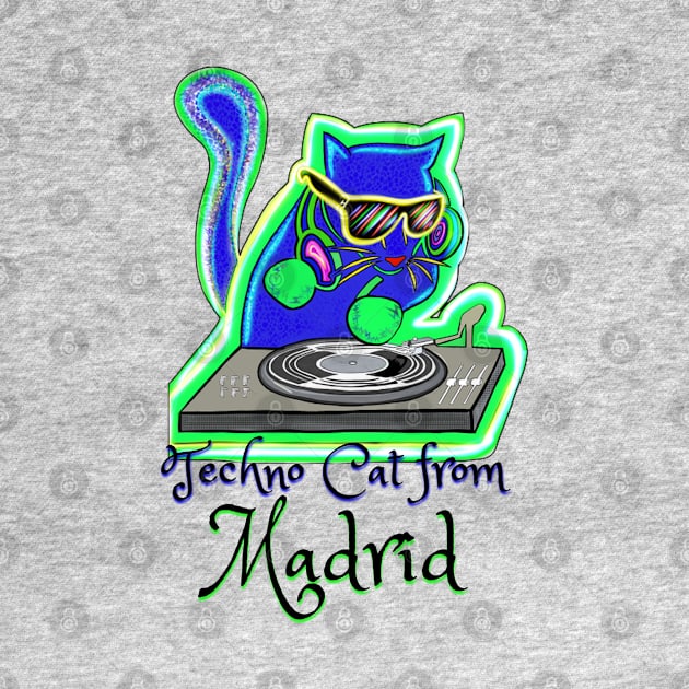 Techno Cat from Madrid - Catsondrugs.com - Techno Party Ibiza Rave Dance Underground Festival Spring Break  Berlin Good Vibes Trance Dance technofashion technomusic housemusic by catsondrugs.com